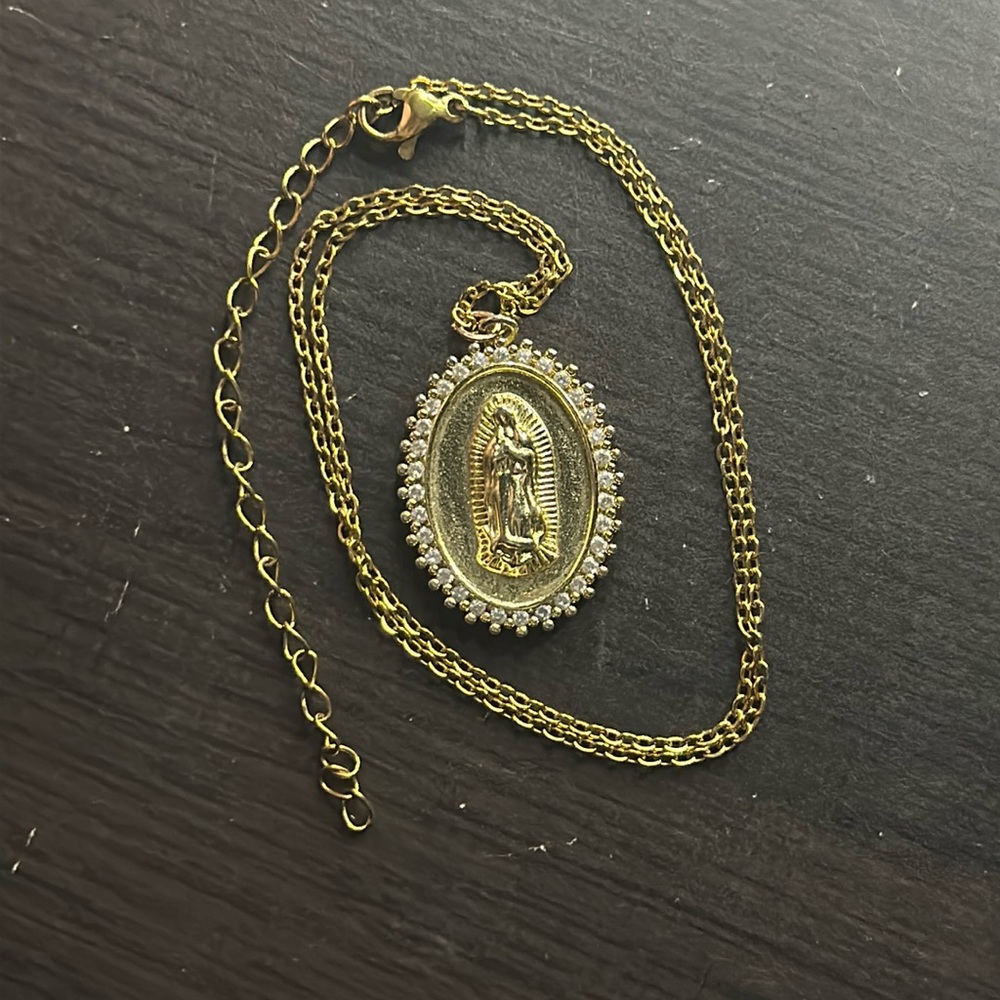 Virgin Mary Necklace